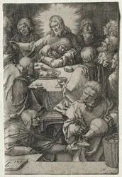 A Paixão: A Última Ceia, 1521.