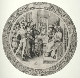 A Paixão Redonda: Cristo diante do Sumo Sacerdote, 1509.