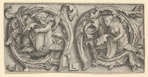 Triton e Siren em Gavinhas, ca. 1510