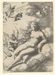 Vênus e Cupido, 1528.