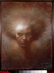 Retrato de Ludwig van Beethoven (1770-1827)