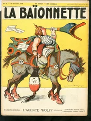 Capa de "La Baionnette", Sátira Colorida