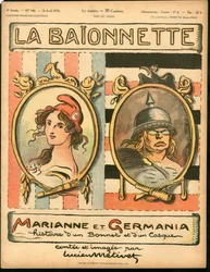 Capa de "La Baionnette", Sátira Colorida