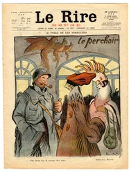 Capa do "Le Rire rouge", Satirical in Colour