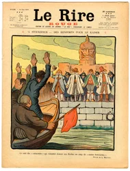 Capa do "Le Rire rouge", Satirical in Colour