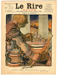Capa do "Le Rire rouge", Satirical in Colour