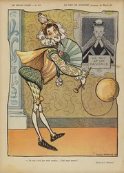 O duque de Joyeuse, ilustração para o riso