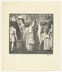 De wijnoogst
Daphnis e Chloe, A Colheita
Daphnis e Chloe (título da série)