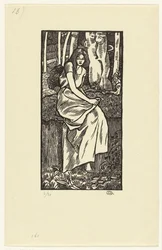 Mulher numa floresta
Rapariga da floresta
