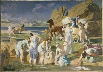 Nausicaa, em 1915 (óleo sobre tela)