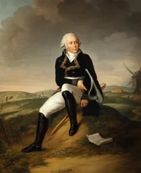 Retrato de François Christophe Kellerman 1735-1820 (óleo sobre tela)
