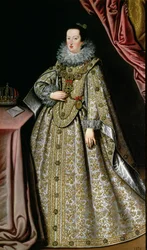 Eleanor Gonzaga (1598-1655), esposa de Fernando II (1578-1637) Sacro Imperador Romano, início do século XVII