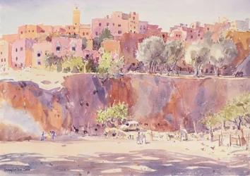 Darricha, Fes, 2000 (aguarela sobre papel)