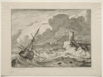 Tempestade no mar, 1701.