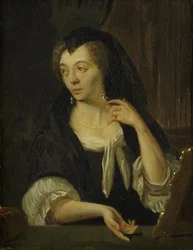 Anna de Hooghe (1645-1717). A quarta Esposa do Pintor