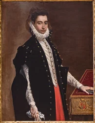 Fontanellato, Labirinto della Masone, Colecção de Arte Franco Maria Ricci: "Retrato de Lucrezia Bentivoglio Leoni".