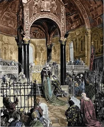 Casamento de Henrique VI com a princesa da Normandia Constança de Hauteville (nza d
