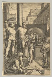 A Flagelação, de A Paixão de Cristo, ca. 1623.