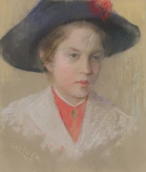 Retrato da filha da artista Palma