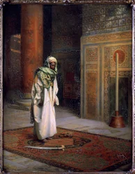 Na Mesquita, cerca de 1921 (óleo sobre tela)