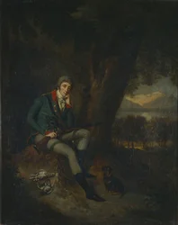 Retrato do Conde Nikita Petrovich Panin 1770-1837 em Vestido de Caça