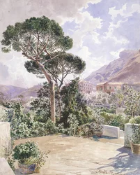 Castellamare (lápis e aquarela)