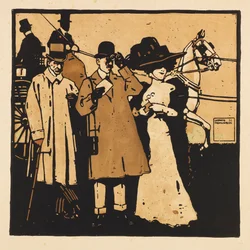 Do Portfolio Turf. Doze imagens de corridas de cavalos, 1909.
