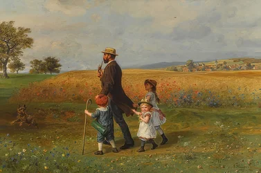 Passeio de domingo. 1889