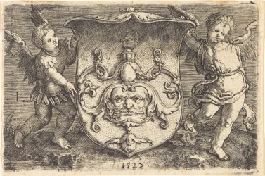 Escudo com Mascaron