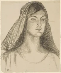 Retrato de uma jovem mulher