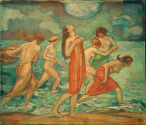 L. v. Hofmann, menina de banho