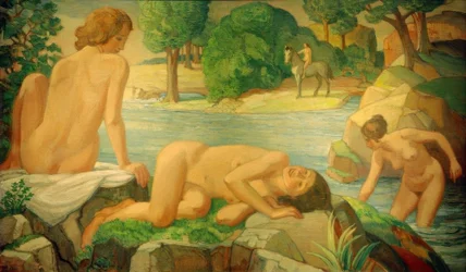 Verão (mulheres na lagoa)