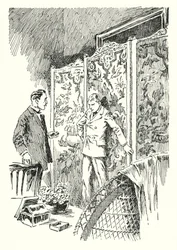 Ilustração para O quadro de Dorian Gray de Oscar Wilde (litho)