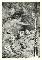 Ilustração para O quadro de Dorian Gray de Oscar Wilde (litho)