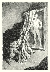 Ilustração para O quadro de Dorian Gray de Oscar Wilde (litho)