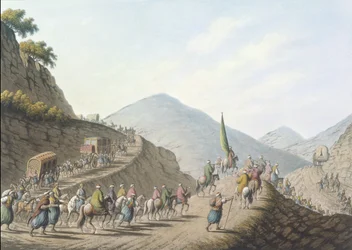 The Balkan Mountain, plate 2, pub. por William Watts