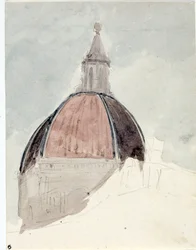 Cúpula da Igreja Santa Maria del Fiore, Florença (aguarela)