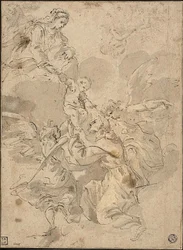 São Francisco adorando a Virgem e o Menino