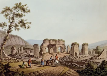 Restos do templo de Diana em Éfeso