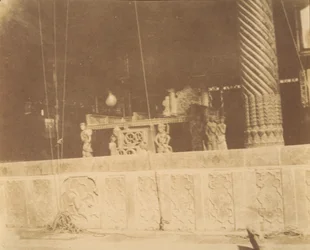 [Palácio Golestan, Teerão, Irão] Takht-i Marmor, 1840-60s.