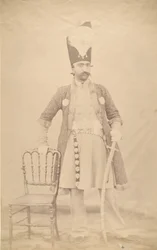 Nasir al-Din Shah, ka. 1852-55.