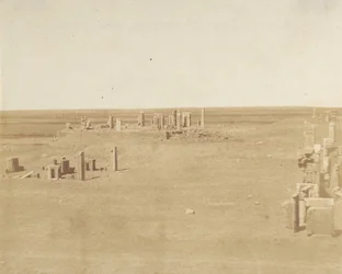 Vista geral de Persépolis tirada da Montanha, 1858.