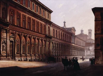 O Ca "Grande na Via Festa del Perdona, com S, 1842