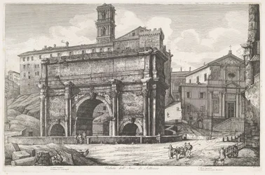 Boog van Septimius Severus te Roma
Veduta dell