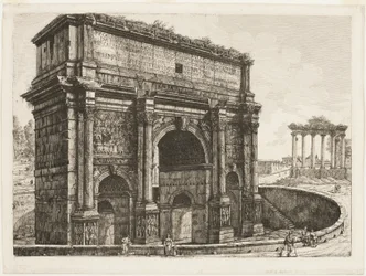 O Arco de Septímio Severo
