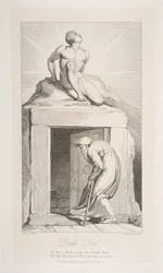 A Porta da Morte, de The Grave, um poema de Robert Blair, 1 de março de 1813.