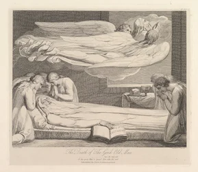 A morte do bom velho, de The Grave, um poema de Robert Blair, 1 de março de 1813.