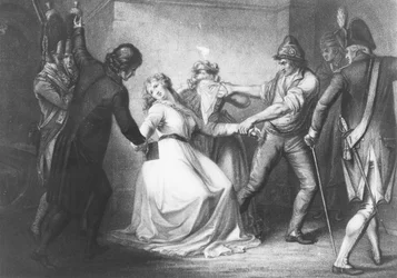 Élisabeth da França saindo da Conciergerie
