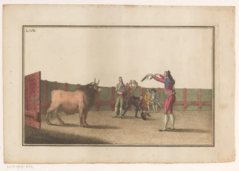 Toureiro com banderillas Coleccion de las principales suertes de una corrida de toros (título da série) Colecção das manobras tauromáquicas mais importantes (título da série)