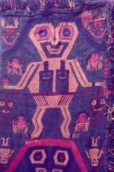 Têxteis, Cultura de Paracas, Peru, 2015.